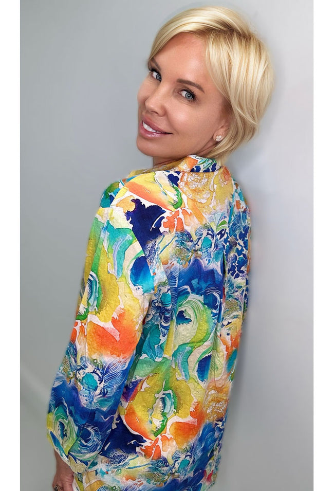 Casual Collar V-Neck Blouse - Approval
