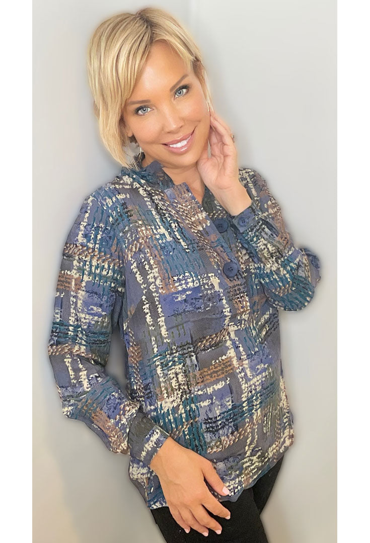 Artful Aura Blouse - Wanted