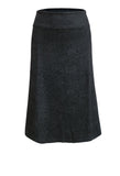 Suede Elegance Midi Skirt  - Janet