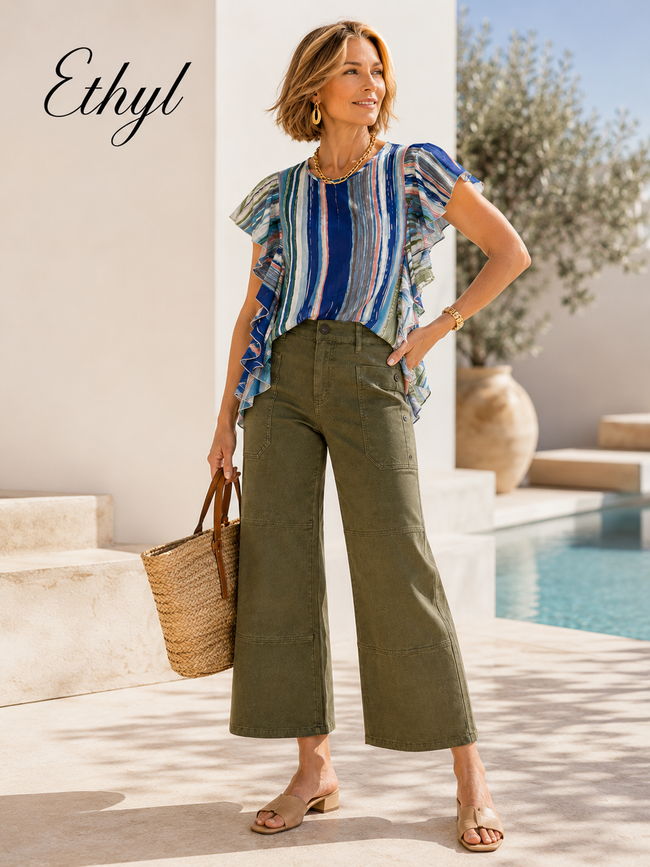 Side Ruffle Blouse - Mamba