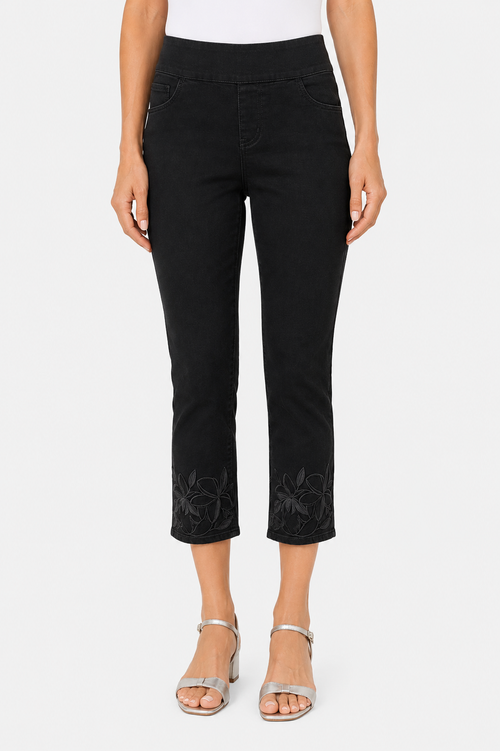 Eyelet Detail Pant - Pike Place
