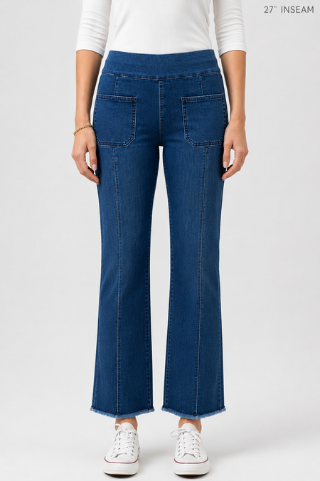 Wide Leg Ankle Pant - Indie