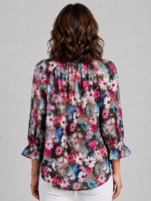 Ruffled Chiffon Blouse - Valerie