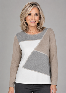 Geo Knit Top - Photo