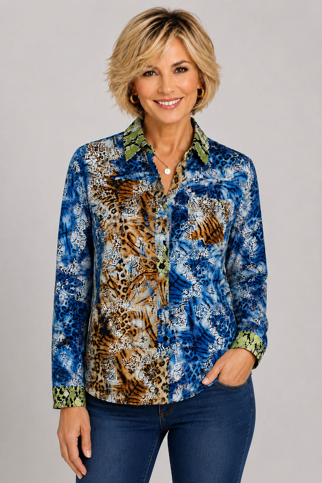 Wild Side Blouse - Allude