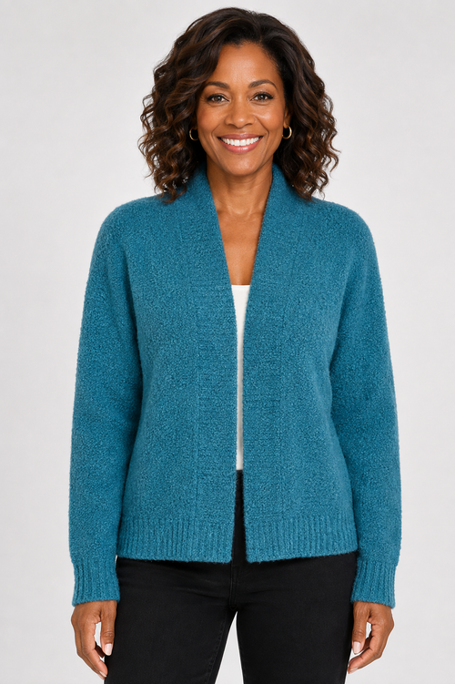 Soft Peached Knit Cardigan - Seek