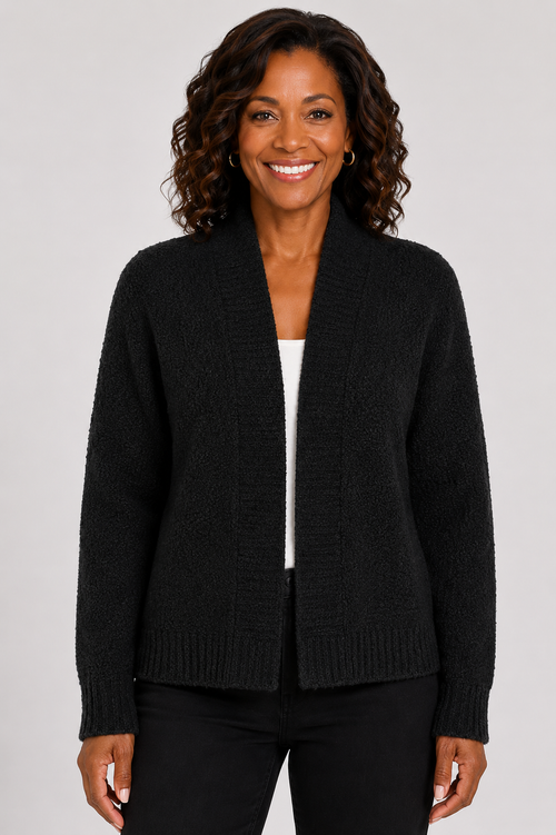 Soft Peached Knit Cardigan - Result