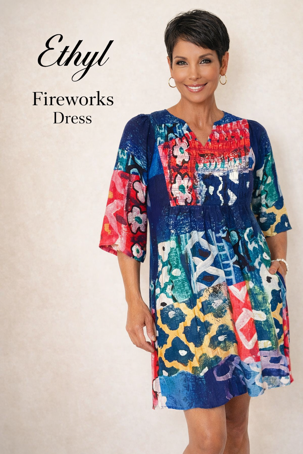 Celebration Dress Tunic - Fireworks