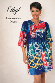 Celebration Dress Tunic - Fireworks