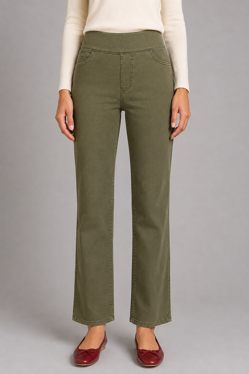 Relaxed Pull On Pant - Harbor