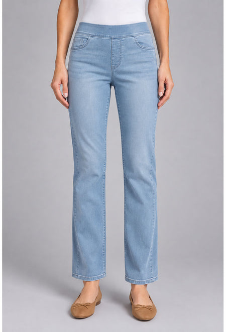 Relaxed Pull On Pant - Atoll