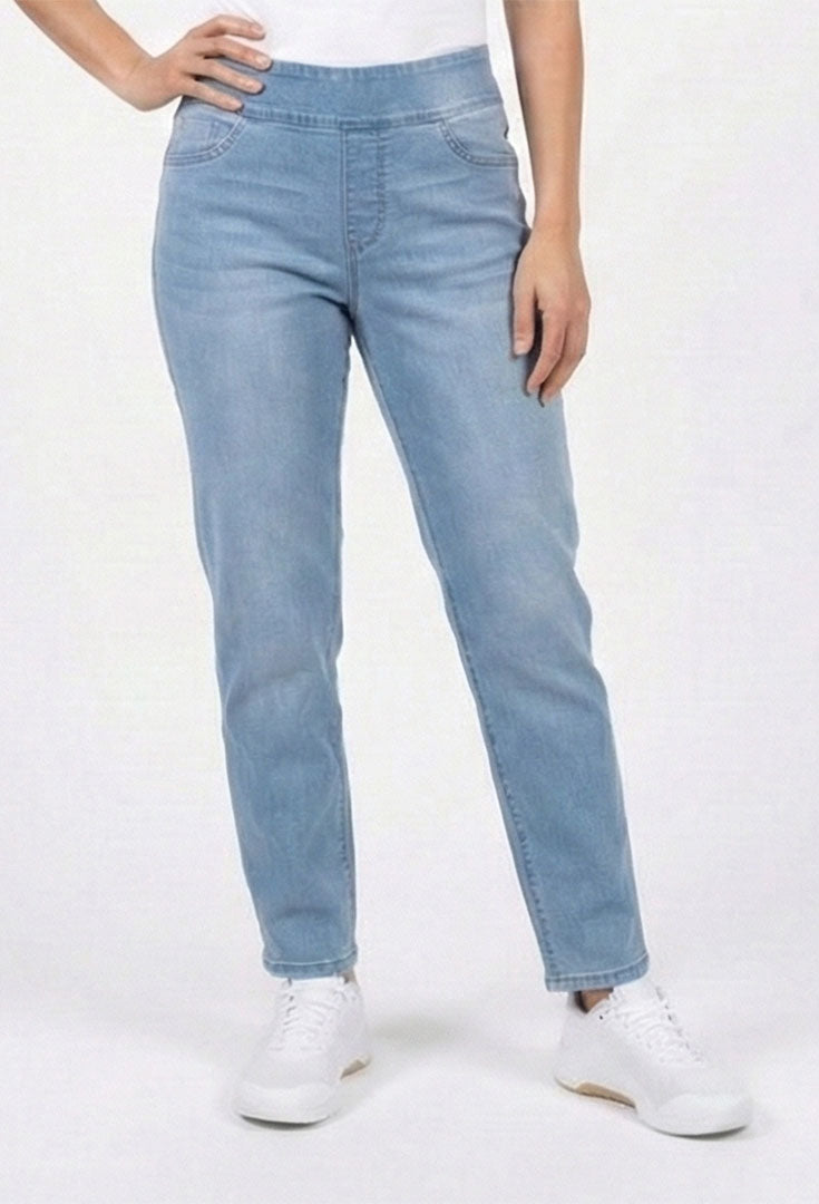Relaxed Pull On Pant - Lucid