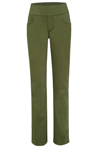 Slim Straight Pull On Pant - Jalapeno