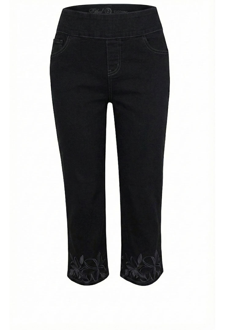Eyelet Detail Pant - Pike Place