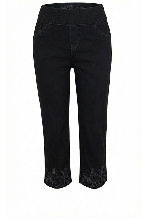 Eyelet Detail Pant - Pike Place