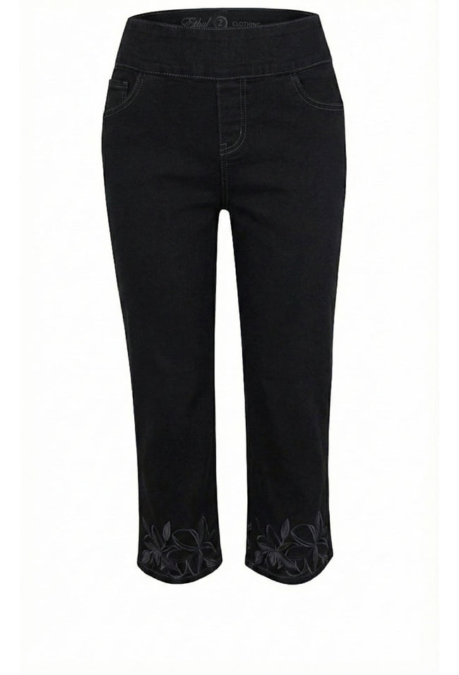 Eyelet Detail Pant - Pike Place