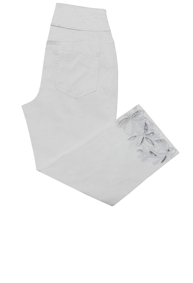Eyelet Detail Pant - Queen Bee