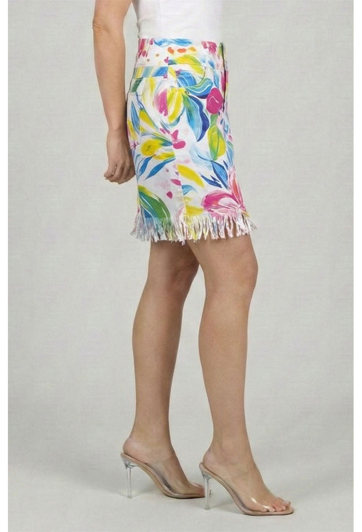 Pull On Fringe Skirt - Outlaw