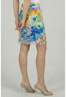 Pull On Fringe Skirt - Jessica