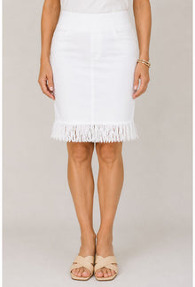 Pull On Fringe Skirt - Hava