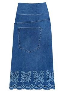 Bluebell Lace Skirt - Yacht