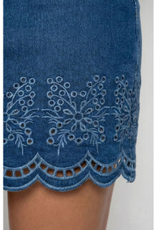 Bluebell Lace Skirt - Yacht