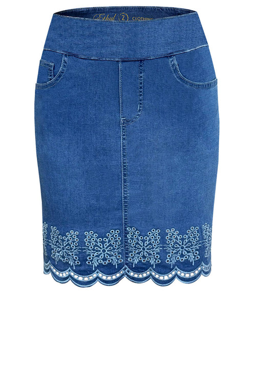 Bluebell Lace Skirt - Yacht