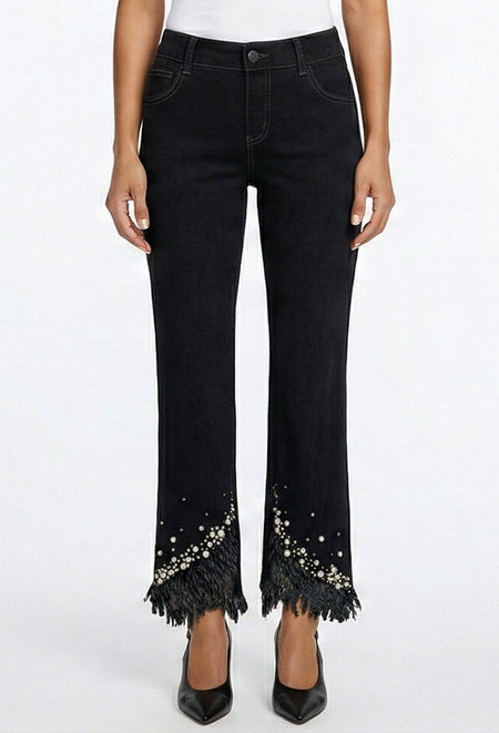 Pull On Fringe Skirt - Precious