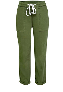Drawstring Waist Jean - Moonlit