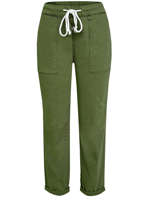 Drawstring Waist Jean - Moonlit
