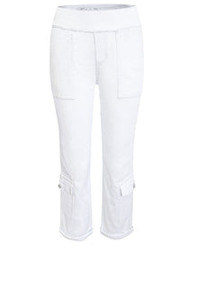 Cargo Capri Pant - True