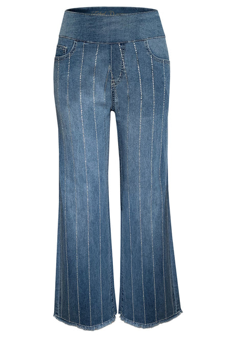Bling Wide Leg Capri - Flair