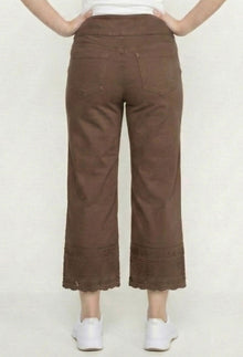 Cropped Crocchet Edge Pant - Aware