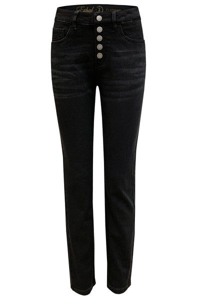 Nostalgia Button Fly Slim Pant - Accord