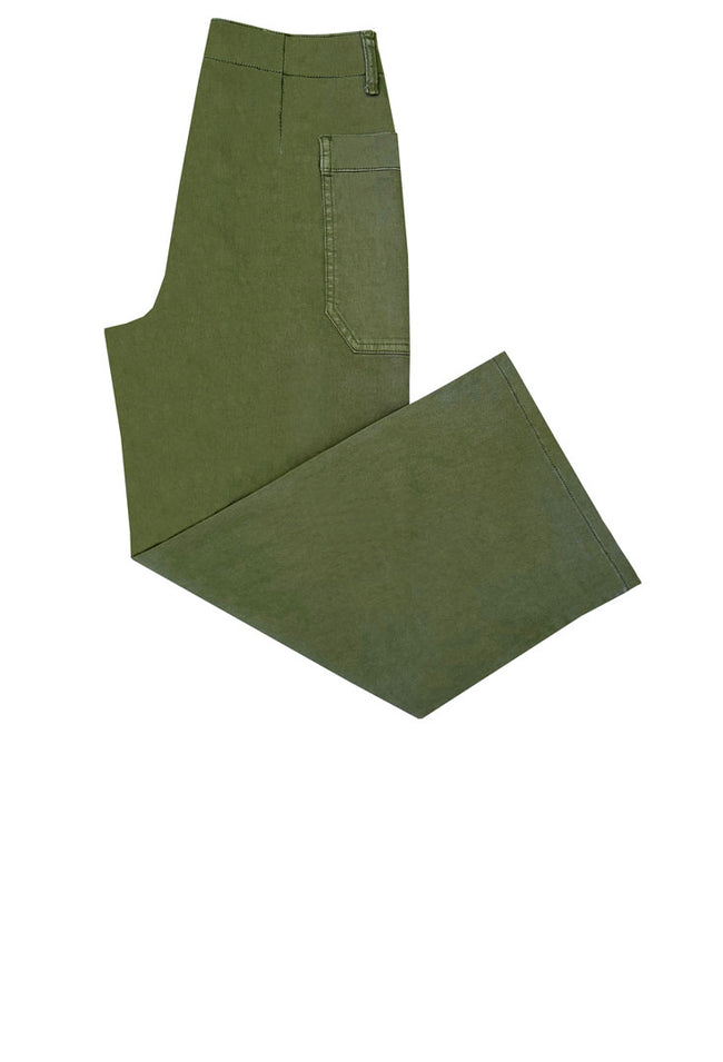 Signature Wide Crop Pant - Serious