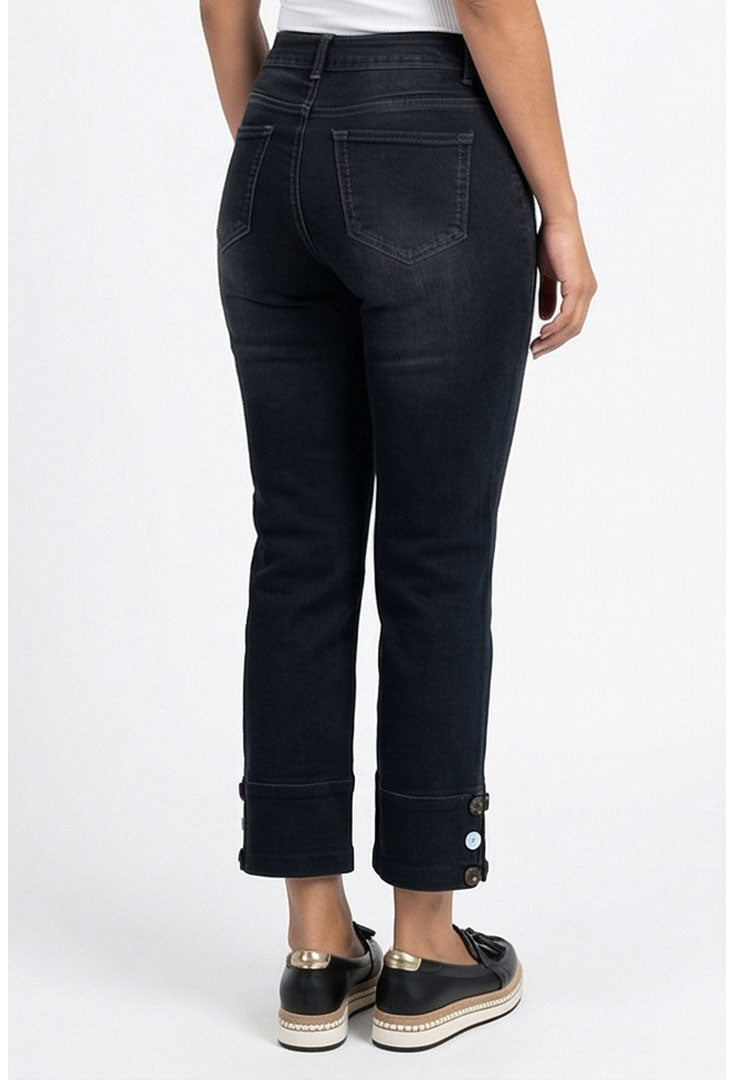 Button Cuff Capri - Grandiose