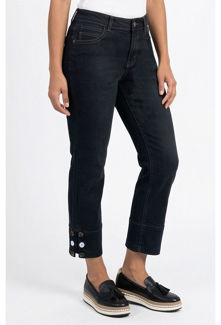 Button Cuff Capri - Grandiose