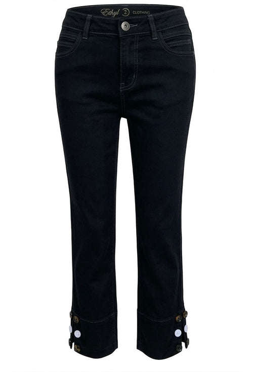 Button Cuff Capri - Grandiose