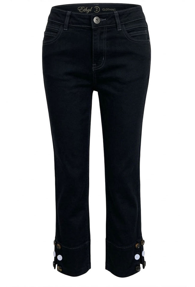 Button Cuff Capri - Grandiose