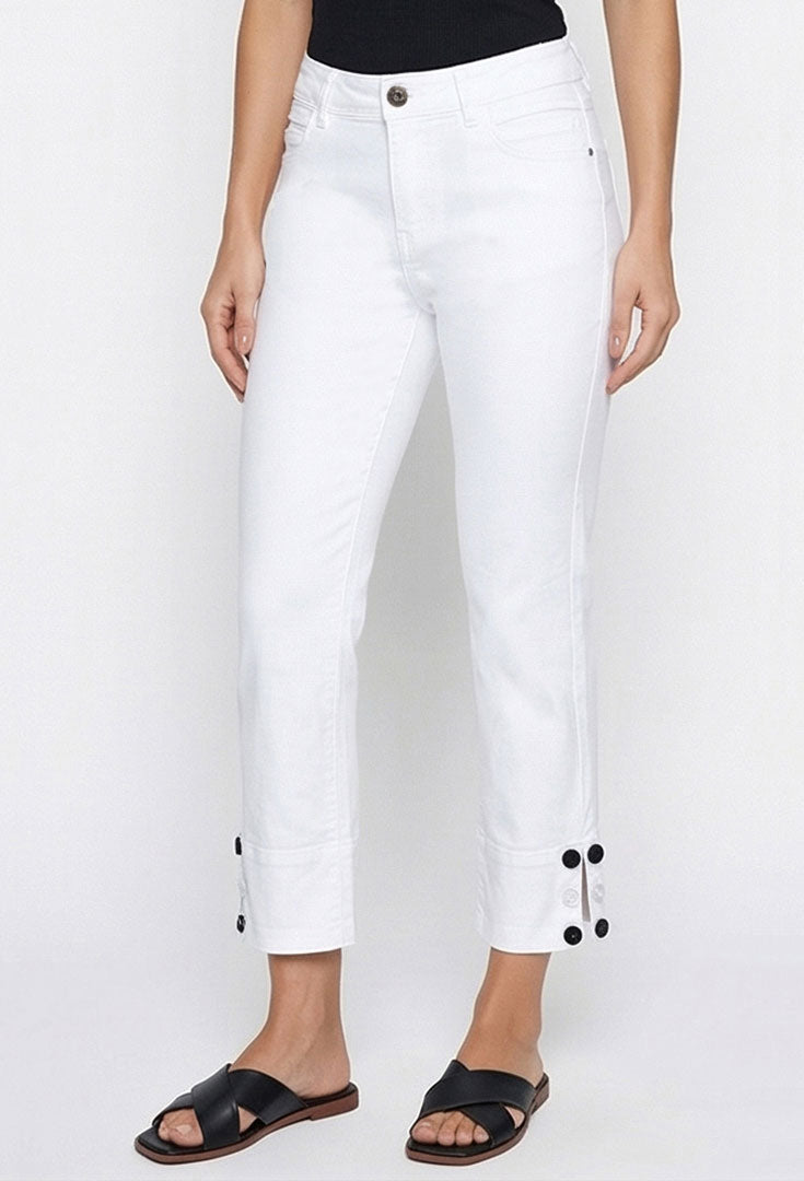 Button Cuff Capri - Agile