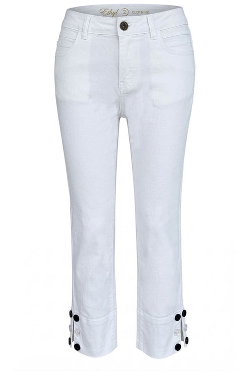 Button Cuff Capri - Agile