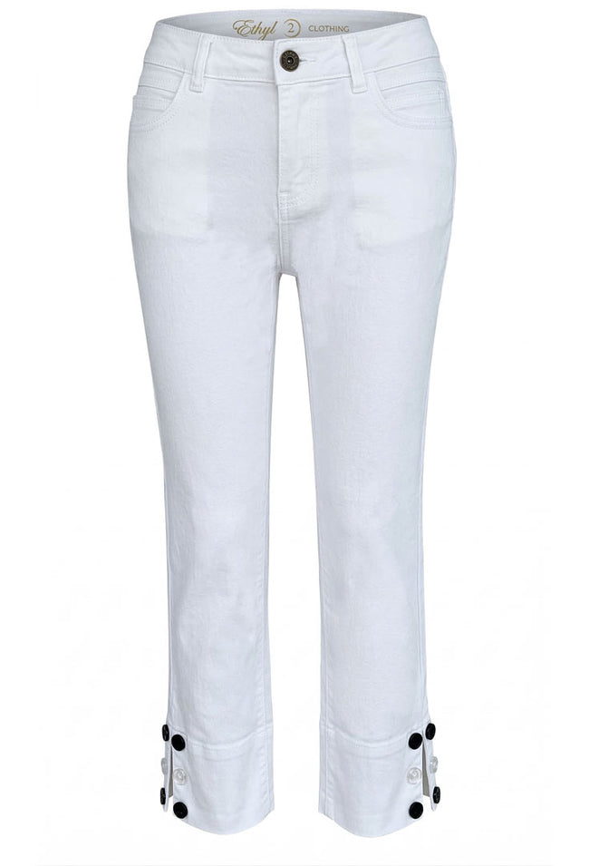Button Cuff Capri - Agile