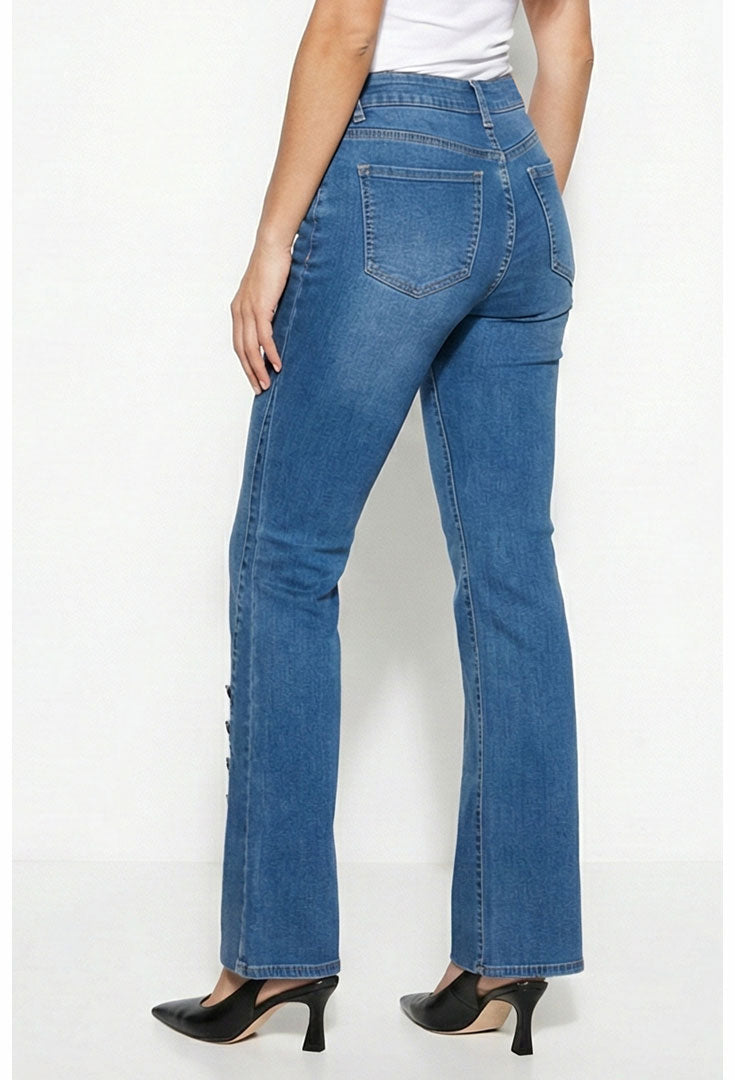 The Long Lean Flair Jean - Fiesta