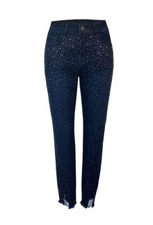 The Waterfall Bling Denim Jean - Solar