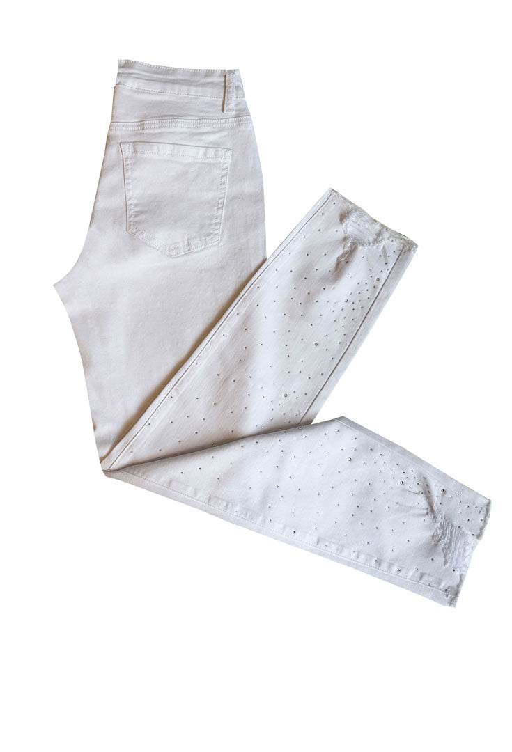 The Waterfall Bling Denim Jean - Fuego