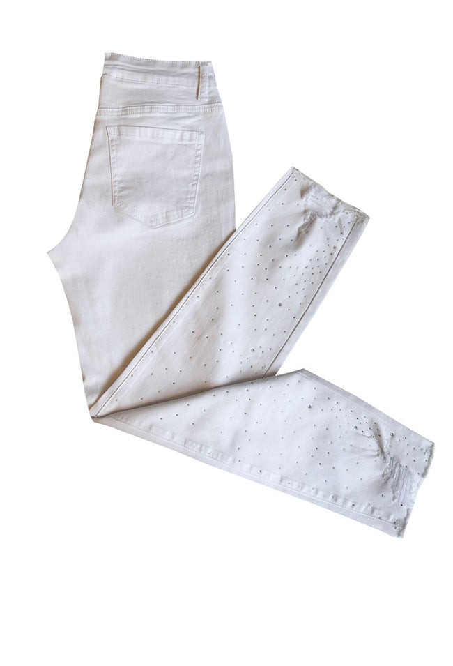 The Waterfall Bling Denim Jean - Fuego