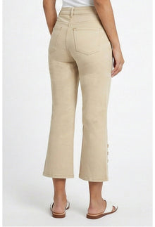 Capri Button Crop - Ashley