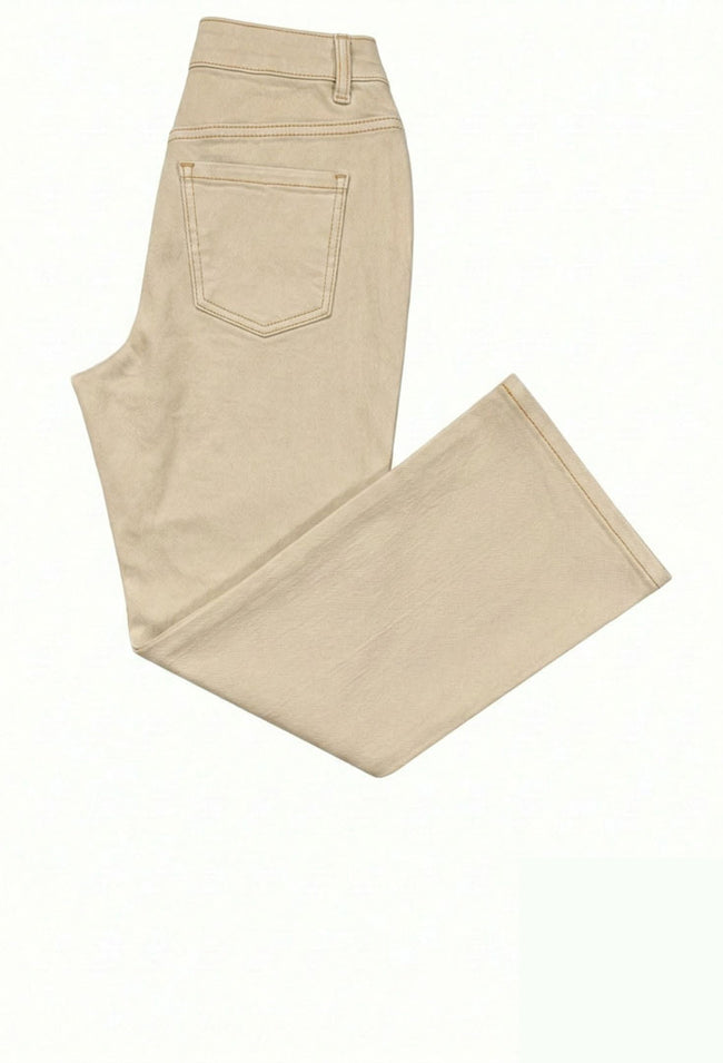 Capri Button Crop - Ashley