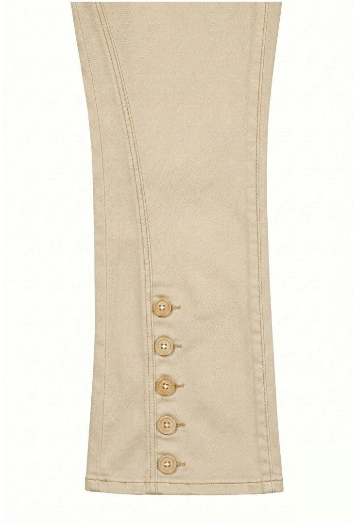 Capri Button Crop - Ashley