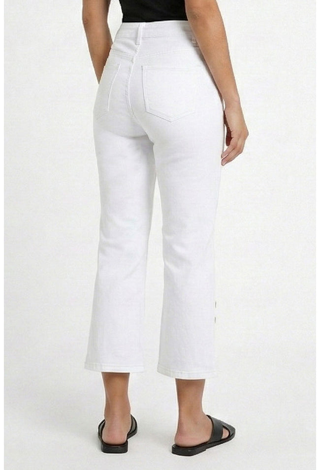 Capri Button Crop - Quazar